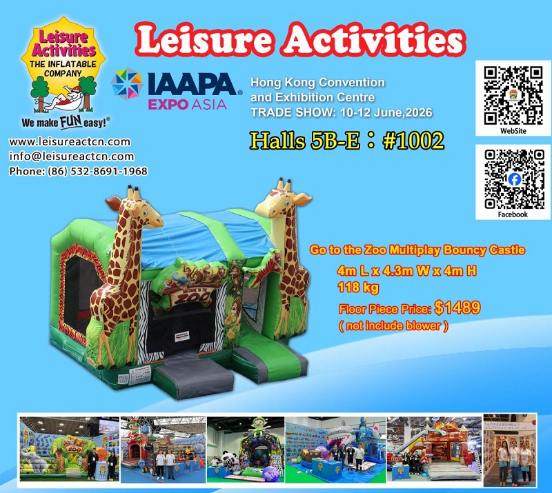 2026 IAAPA EXPO ASIA హాంకాంగ్ - మీ VIP పాస్ని సేకరించి, మా ఎగ్జిబిషన్ని సందర్శించమని మేము మిమ్మల్ని హృదయపూర్వకంగా ఆహ్వానిస్తున్నాము. 2026 IAAPA EXPO ASIA హాంకాంగ్ - మీ VIP పాస్ని సేకరించి, మా ఎగ్జిబిషన్ని సందర్శించమని మేము మిమ్మల్ని హృదయపూర్వకంగా ఆహ్వానిస్తున్నాము.