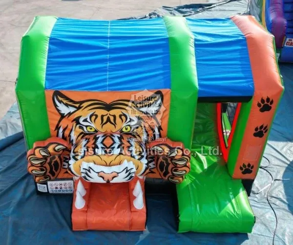 Standard Inflatable Multiplay Tiger Bouncy Castles